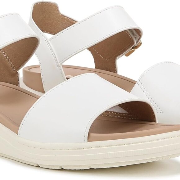 Women's Slide Sandals Synthetic Rubber 8 Comfort Sport Travel Wedge - Picture 7 of 9